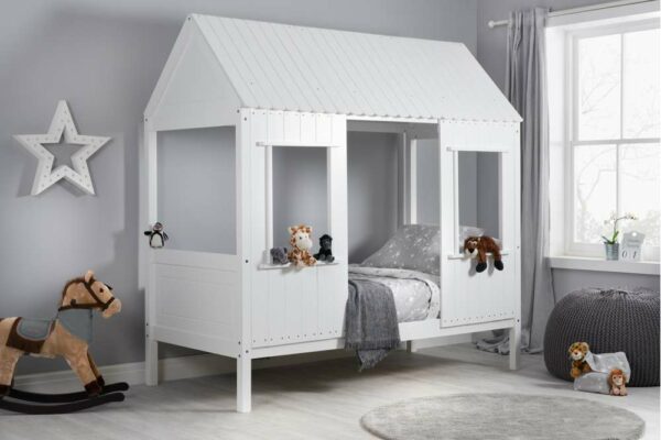 Cassa Single Bed | White
