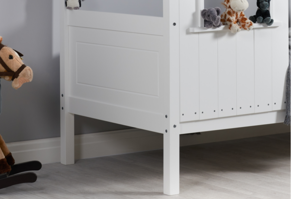 Cassa Single Bed | White
