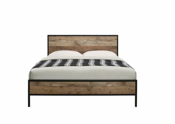 Zeya Small Double Bed | Rustic