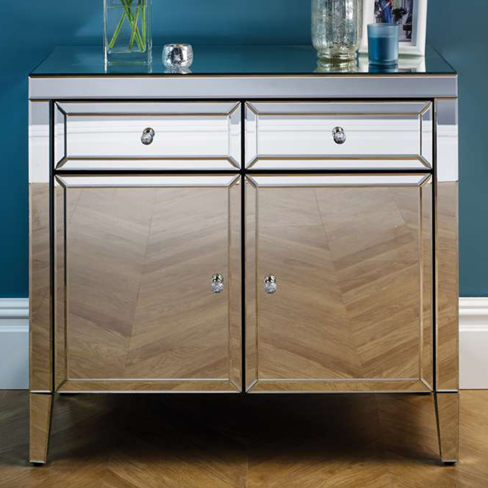 Mirrored 2 door sideboard hotsell