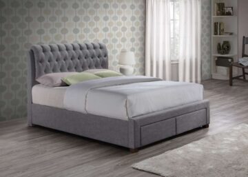Fazeley Grey 5′ King Size Bed