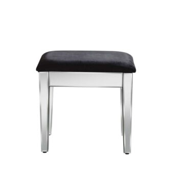 Rugeley Silver Stool | Mirrored
