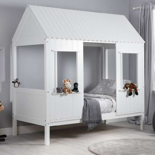 Cassa Single Bed | White