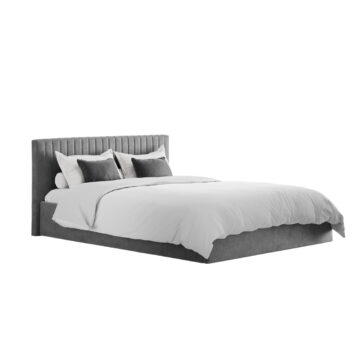 Shadwell Double Bed | Silver