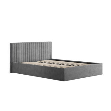Shadwell Double Bed | Silver