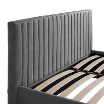Shadwell Double Bed | Silver