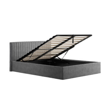 Shadwell Double Bed | Silver