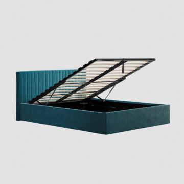 Shadwell Teal 4’6 Double Bed