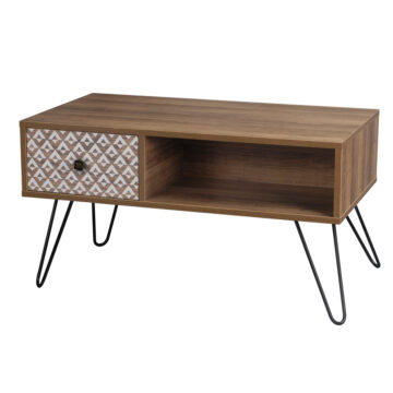 Highbury 1 Drawer Coffee Table | Oak Finish
