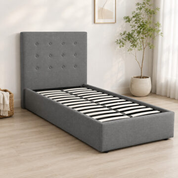 Totteridge Grey 3' Single Ottoman Bed