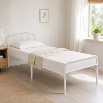 Hammersmith White 3' Single Bed | White