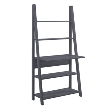 Crossharbour Black Ladder Desk