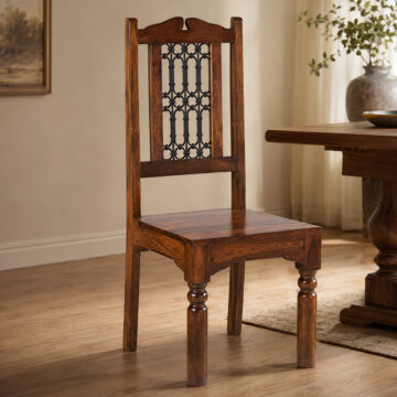 Rovigo Bhoja High Back Dining Chair | Assembled