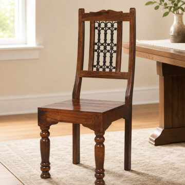 Rovigo Bhoja Low Back Dining Chair | Assembled