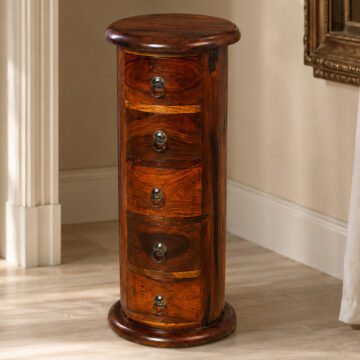 Rovigo 5 Drawer Narrow Drum Chest