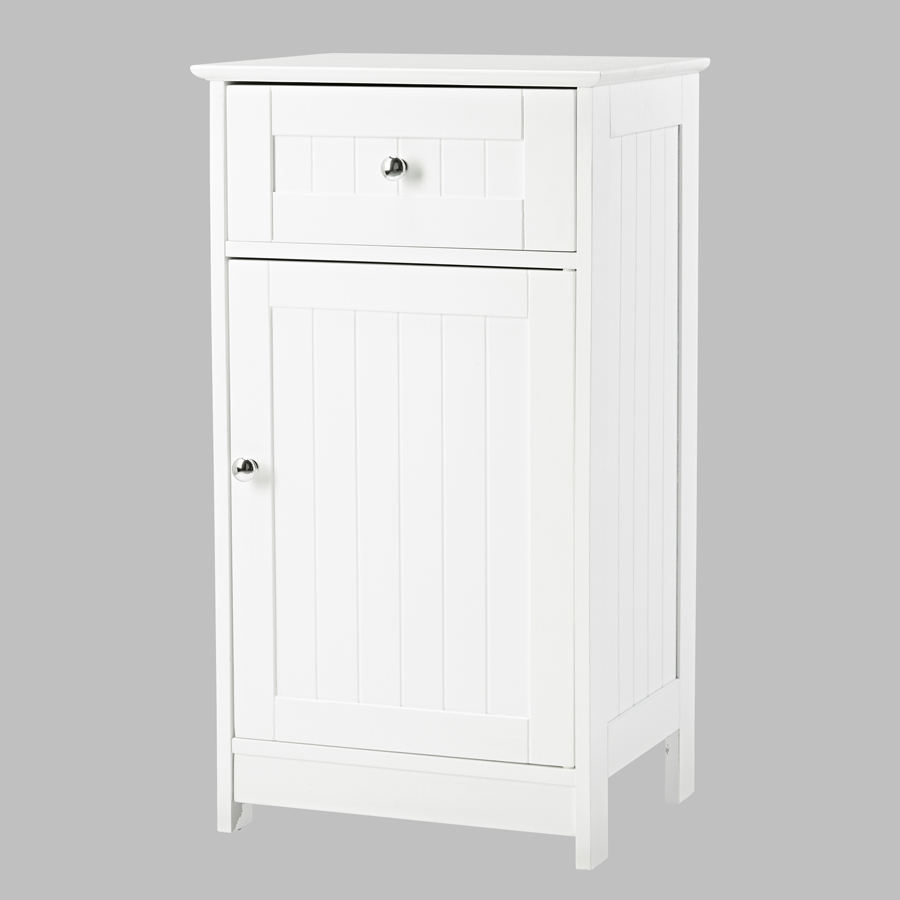 Borough Low Storage White Self Assembly Oak World