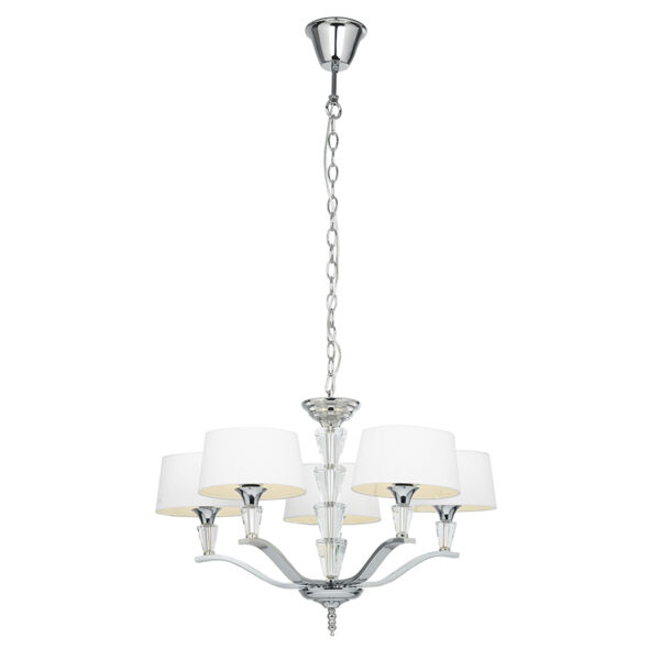 White Fiennes Pendant Light