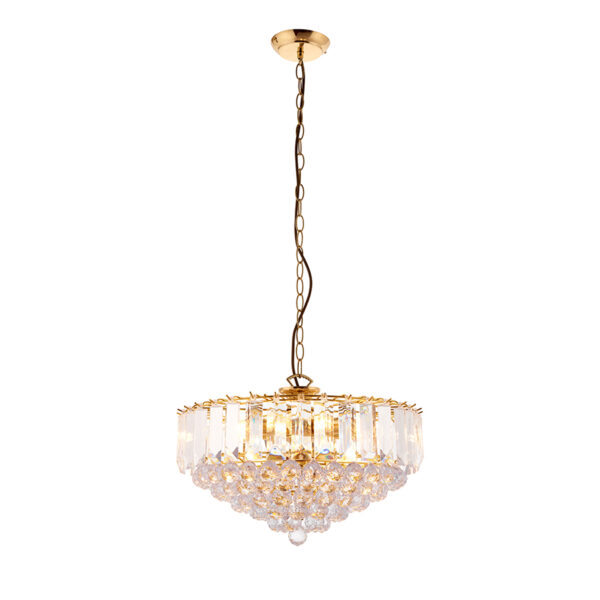 Fargo 6 Pendant Light | Brass