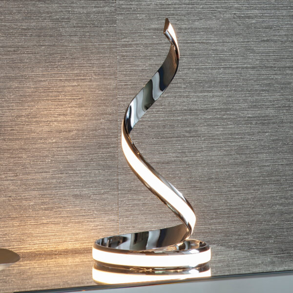 Aria Table Lamp - Polished Chrome