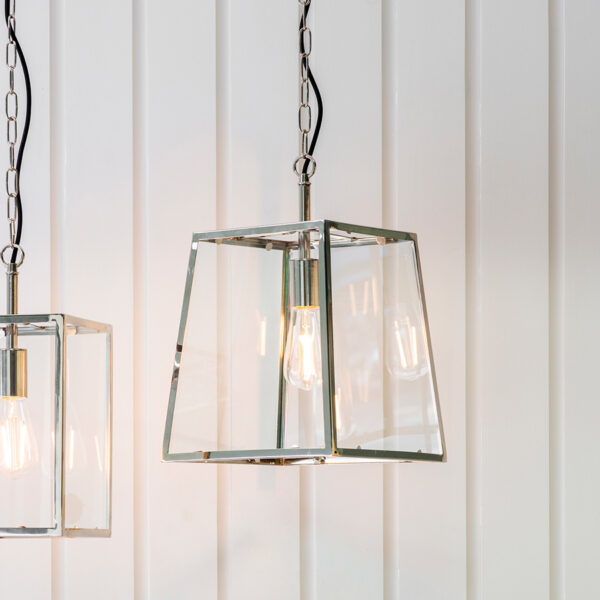 Silver Hurst Pendant Light Nickel