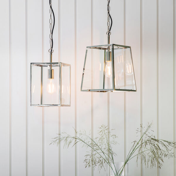Silver Hurst Pendant Light Nickel