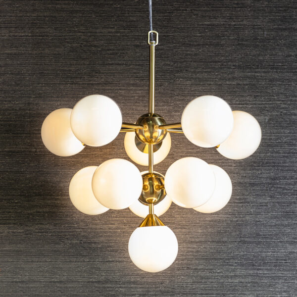 Oscar 11 Pendant Light | Brushed Gold