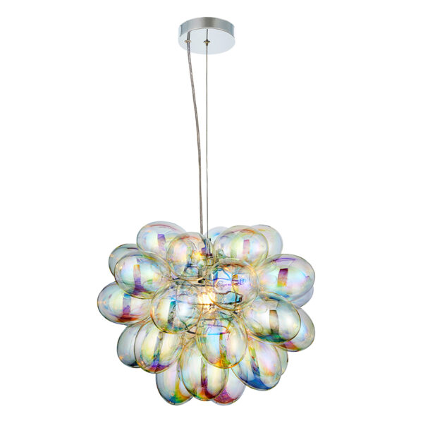 Chrome Infinity Cluster Pendant