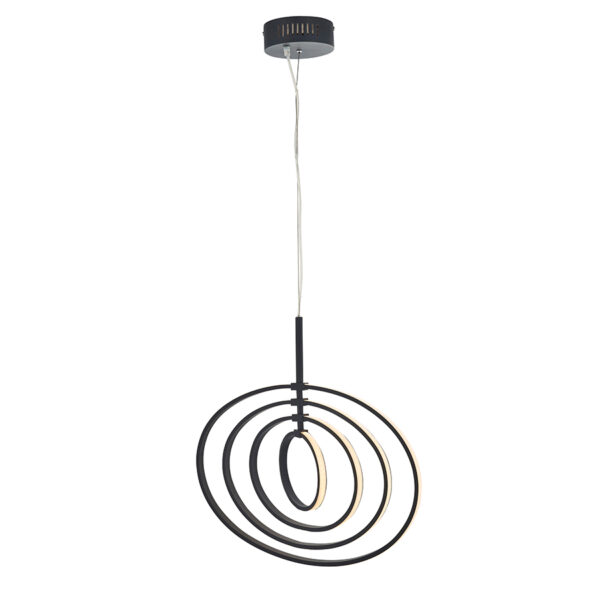 Avali 4 Pendant Light | Black