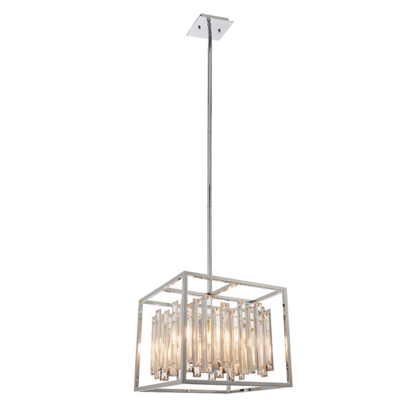 Chrome Acadia 4 Pendant Light