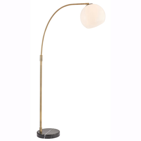 Otis Floor Lamp | Black Marble