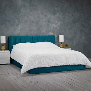 Shadwell Double Bed | Teal