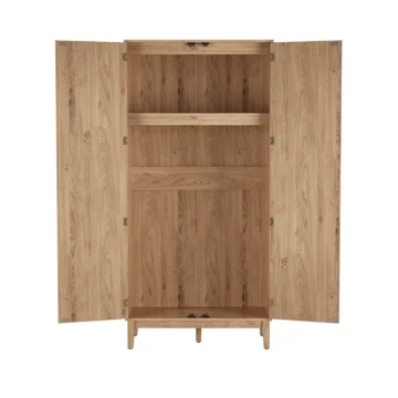 Brockley 2 Door Rattan Wardrobe