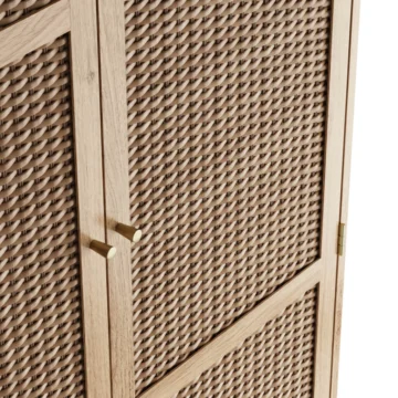 Brockley 2 Door Rattan Wardrobe