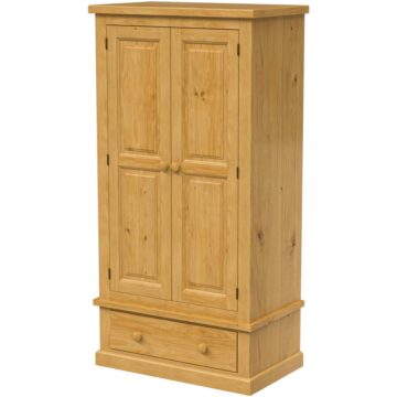Messina Pine Double Wardrobe With Drawer