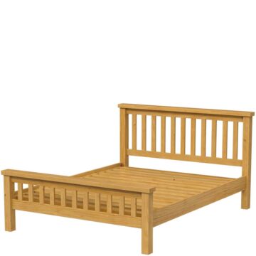 Messina Pine 5′ High End King Size Bed