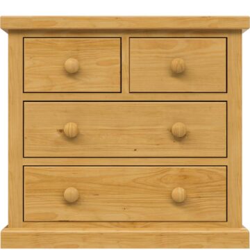 Messina Pine Small 2 Over 2 Chest | Clearance