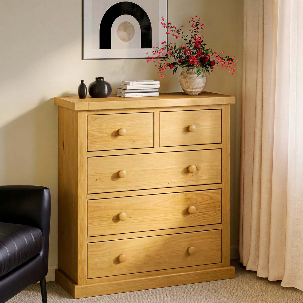 Messina Pine 2 Over 3 Chest