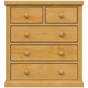 Messina Pine 2 Over 3 Chest