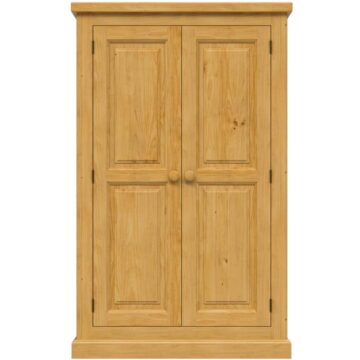 Messina Pine Small Double Wardrobe