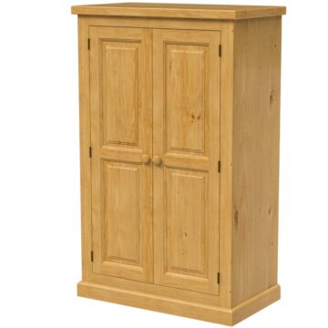 Messina Pine Small Double Wardrobe