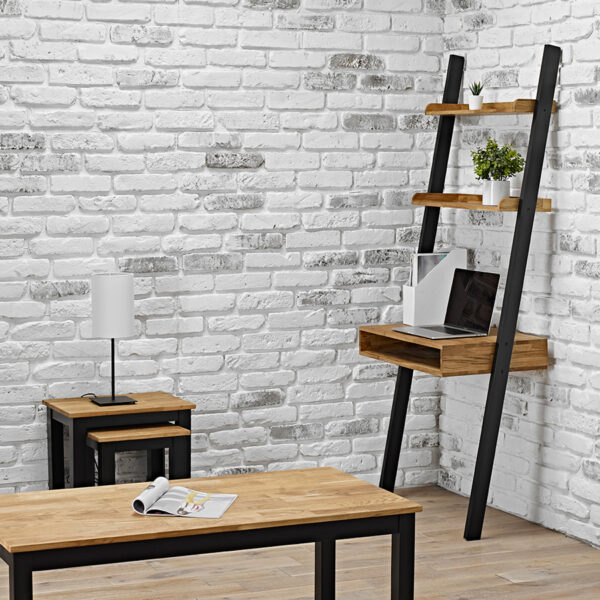 Black Wanstead Ladder Desk | Self Assembly