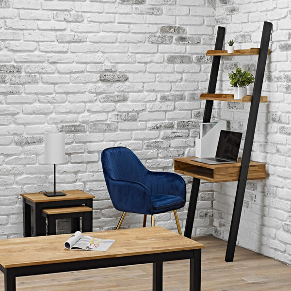 Black Wanstead Ladder Desk | Self Assembly