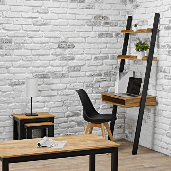 Black Wanstead Ladder Desk | Self Assembly