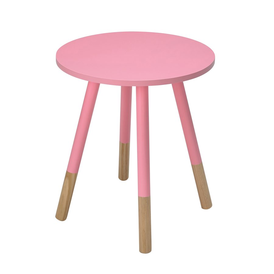 Gallion Side Table | Pink | Self Assembly | Oak World