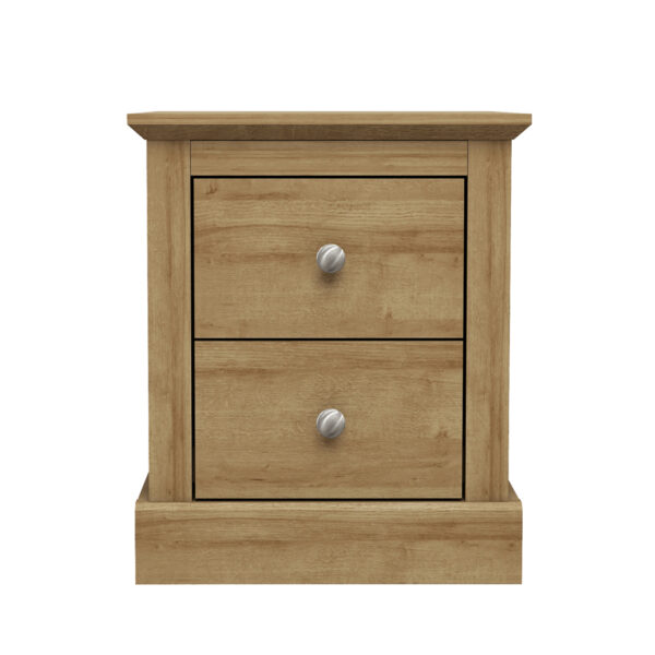 Latimer Bedside Cabinet | Oak Finish