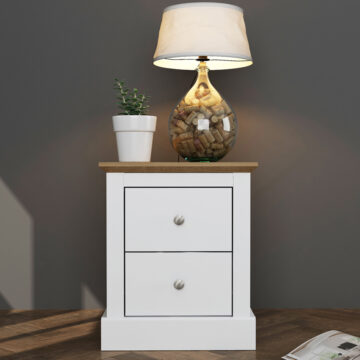 Latimer Bedside Cabinet | White