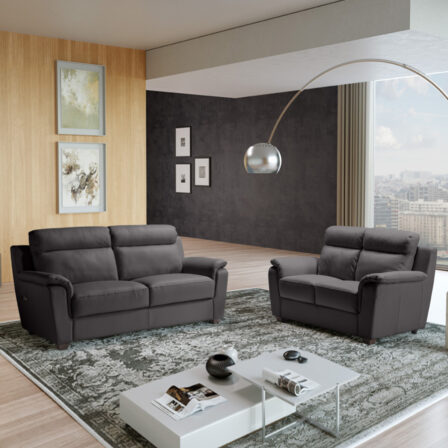 Elena Italian Leather Sofa Collection