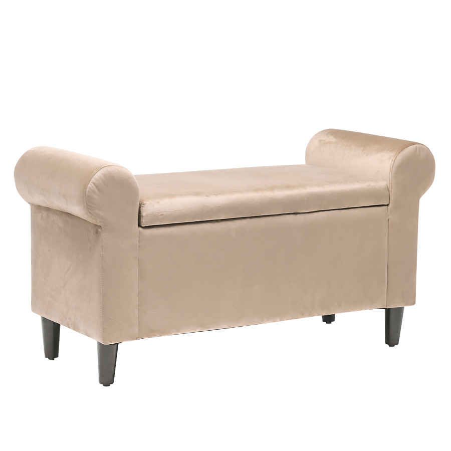 Highgrove Storage Ottoman Beige Oak World