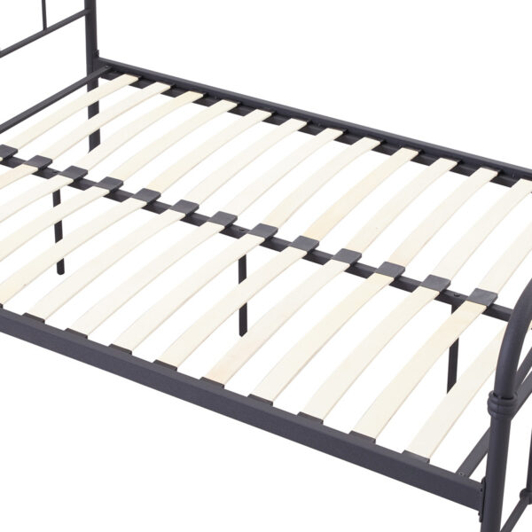 Pinner 4.6 Double Bed | Black