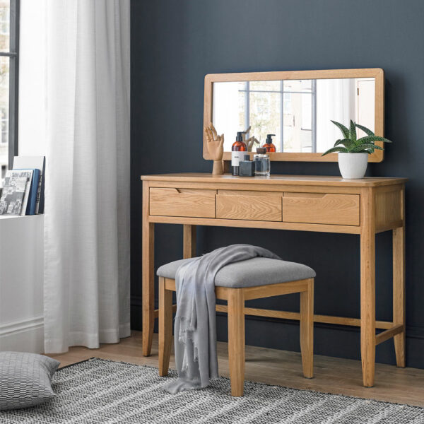 Aruba Oak Dressing Table Mirror | Clearance